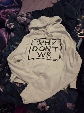 White Graphic Hoodie - Why Don't We